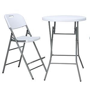 Барный складной стул volt hy-y60d white
