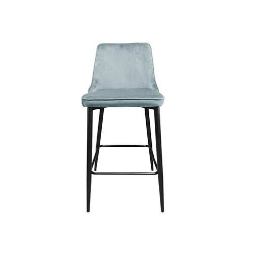 Барный Стул Clasic Light Blue HLR-61+Black Legs