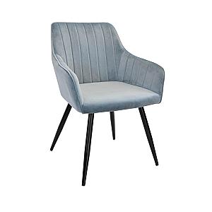 Стул Iris Light Blue HLR61+Black Legs