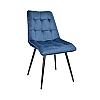 Стул Capella Catifea Blue HLR 63+Black Legs