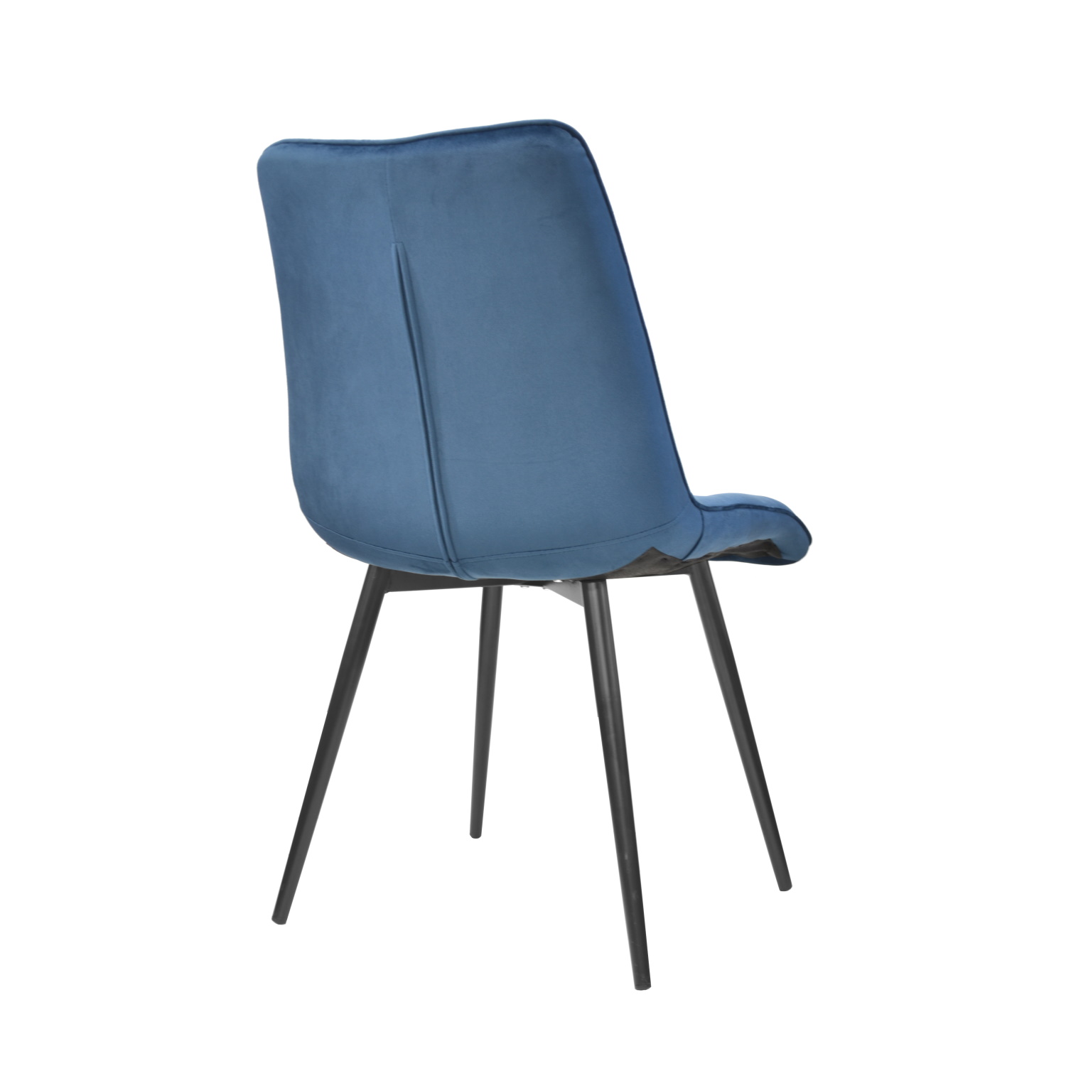 Стул Capella Catifea Blue HLR 63+Black Legs