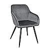 Стул Airis Catifea Grey HLR21+Black Legs