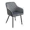 Стул Loper Dark Grey (HLR-21) + Black Legs