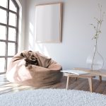Fotoliu puf Bean Bag Color/Stofă Ø 95 Cappucino