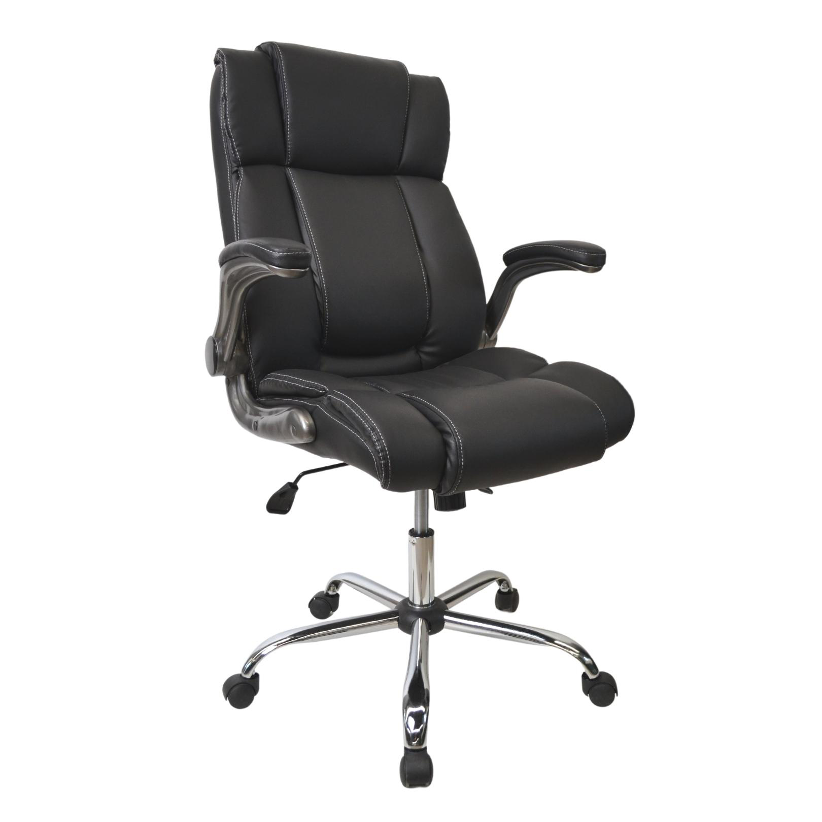 BX-3702Black Fotoliu Birou/Gaming BX-3702 Black/Piele-Eco - imagine 1
