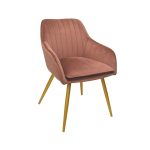 Scaun Iris Rusty+Gold legs