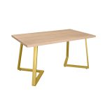 Masa FRIDA Sonoma+Golden Legs 150×80