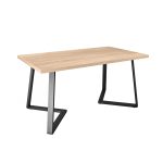 Masa FRIDA Sonoma+Black Legs 150×80