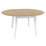 Masa Extensibila MARS Natural Top+White Leg 100/140xH75