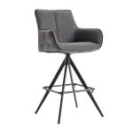 Fotoliu Bar QUEEN Anthracite
