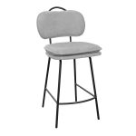 Scaun Bar SOLOMON Grey
