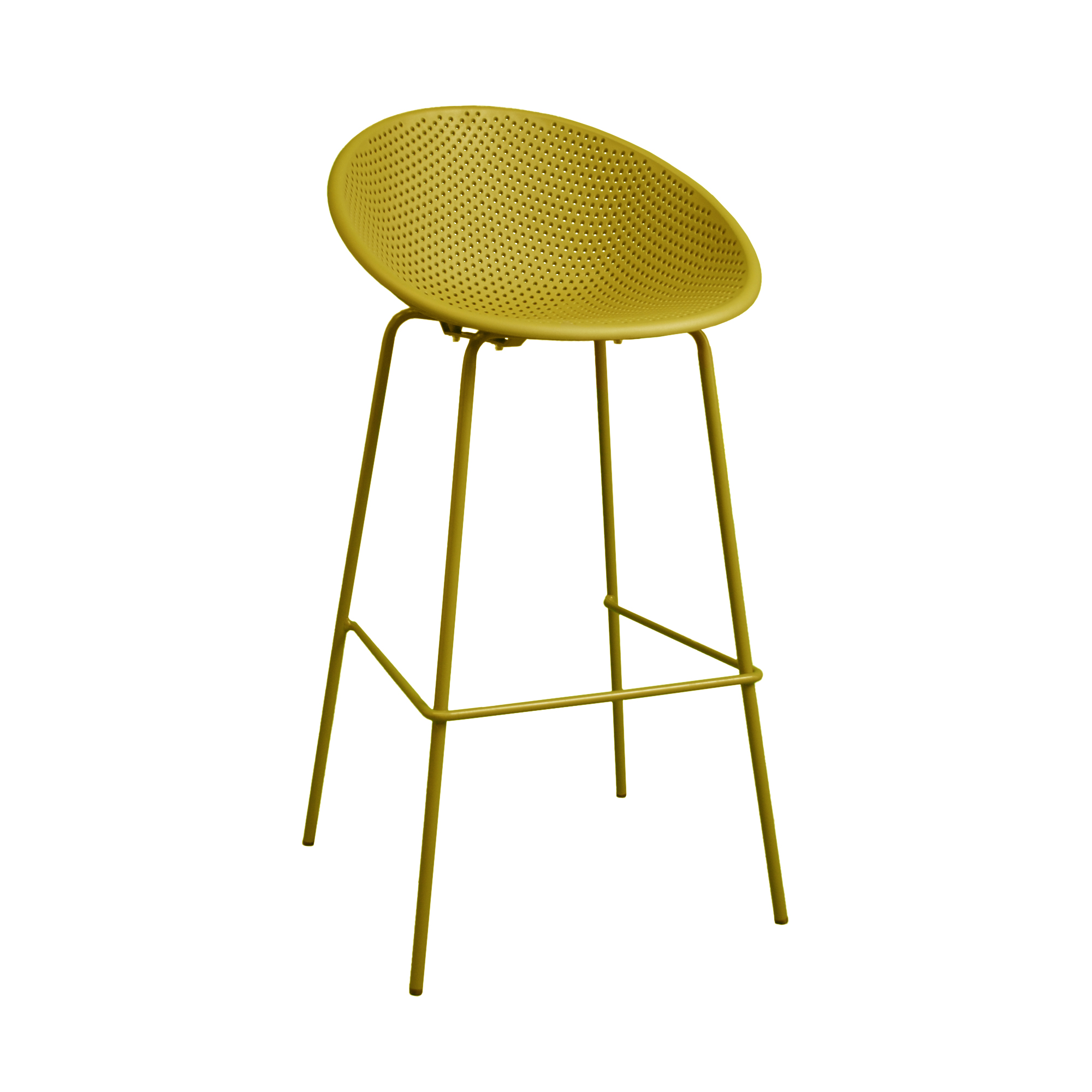 Scaun_bar_Castor_yellow-1 Scaun de bar CASTOR Yellow - imagine 1