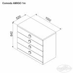 Comoda AMIGO 1.0 m