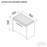 Antreu SOLARIS mini-comoda 0.6 m