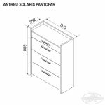 Antreu SOLARIS pantofar 0.8 m - imagine 2