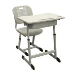 Banca+scaun scolar A80-01 Grey