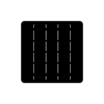 Blat ALT70SQ (patrat) Black