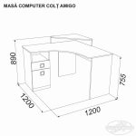 Masa computer — colt AMIGO