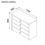 Comoda CRISTAL