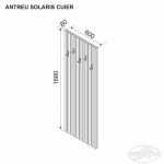 Antreu SOLARIS cuier 0.6m - imagine 2