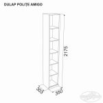 Dulap polițe AMIGO 0.35 m