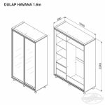 Dulap HAVANA 1.6 m