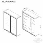 Dulap HAVANA 2 m