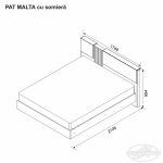 Pat MALTA cu somiera - imagine 2