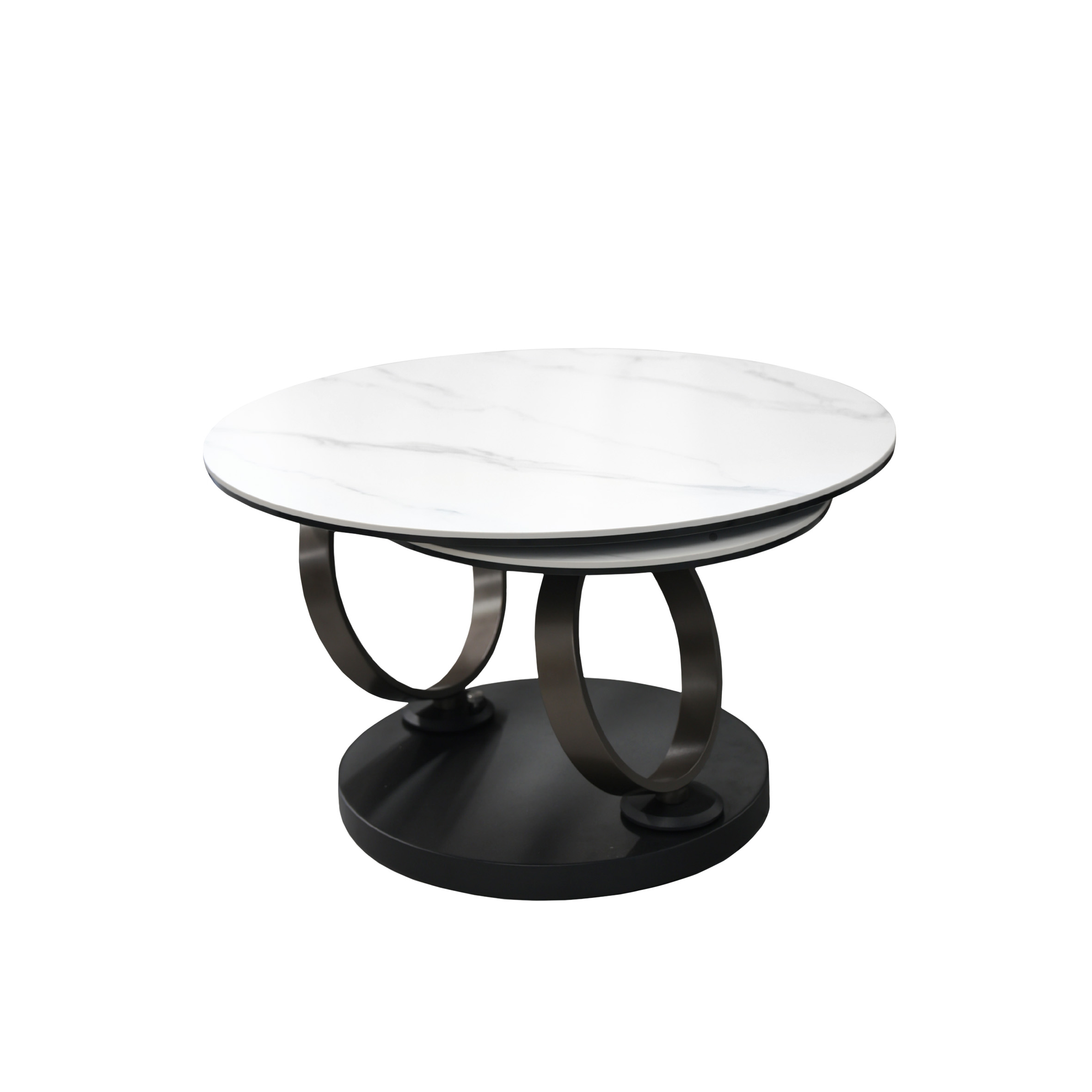 masa-cafea-dion-matte-white-marble-dark-bronze Masa cafea Dion Matte White Marble + Dark Bronze - imagine 1