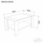 Masa cafea OSCAR