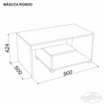 Masa cafea RONDO