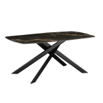 Masa Lunaria 180×90 Black (Black Gold Sand Ceramic)
