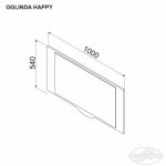 Suport oglinda HAPPY