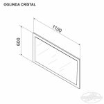 Suport oglinda CRISTAL