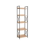 Raft Karl 5 Oak Finish (51x30x177H)