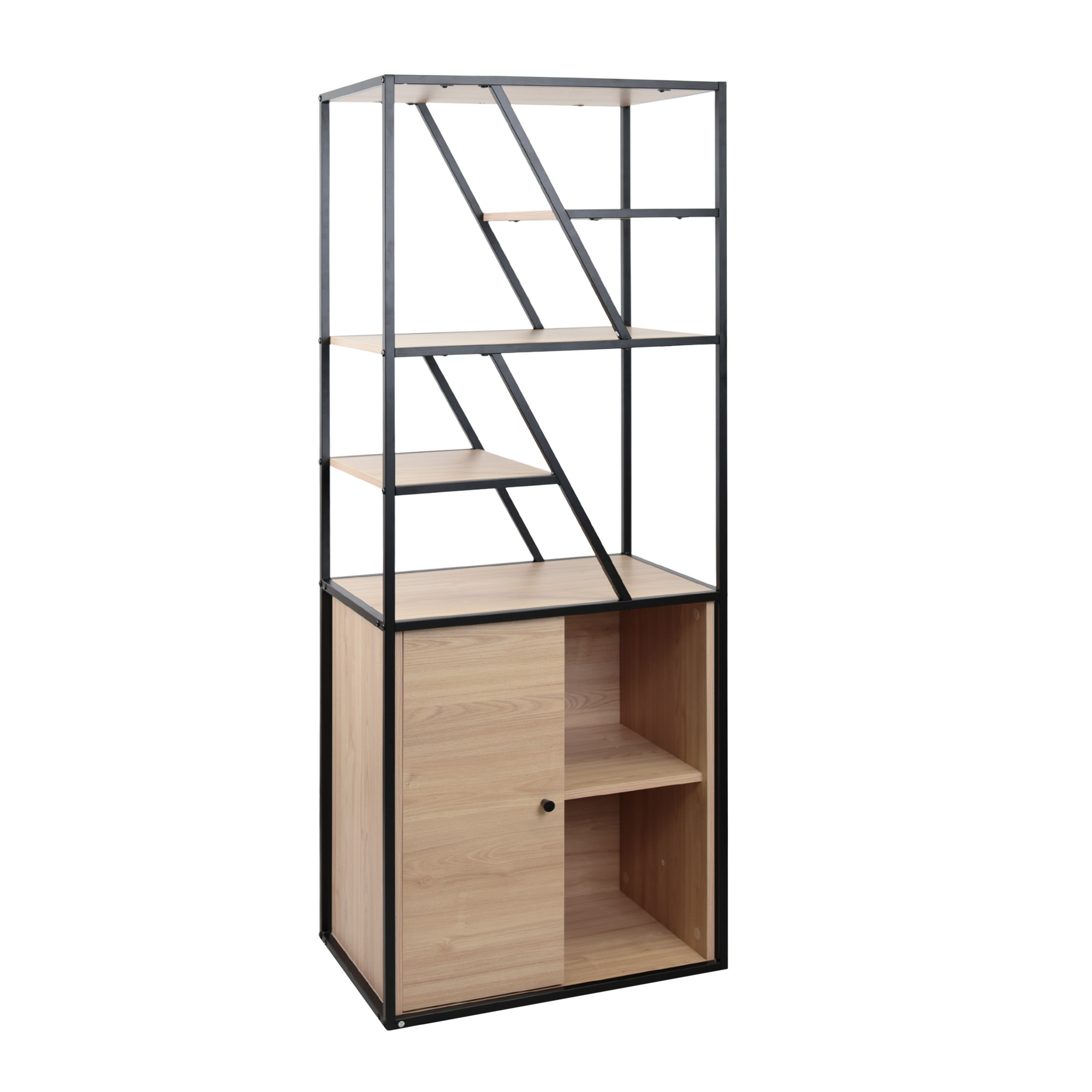 raft_agis_plus_60×40160h Raft Agis Plus 60x40x160H Oak/Black - imagine 1