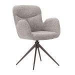 Scaun Rotativ Yannick MIH- D515 Grey (Royal Boucle Mushroom)