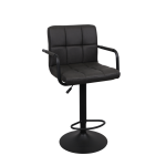 Scaun Bar SB-042 BlackPU+Black Leg