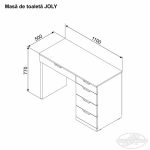 Masa de toaleta JOLY - imagine 2
