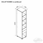 Dulap polițe pal KOSMO 0.4 m - imagine 2