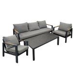 Set Terasa Kansas (4 piese) Grey