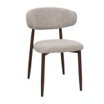 Scaun Meridian Light Brown (OTE Miami 160 Taupe) + Wooden Legs