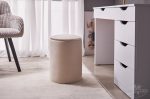 Taburet puf rotund (cu ladă) - imagine 2